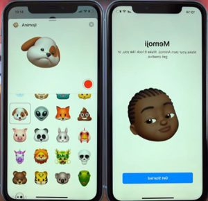 Emoji in the new iPhone XR 