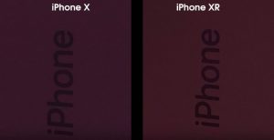 Photo iPhone X and XR comparison 