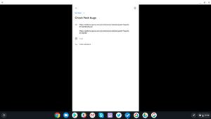 Launching Google Notes on Chromebook 