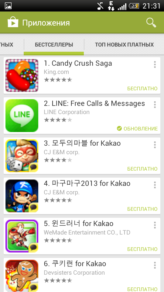 Applications Android  