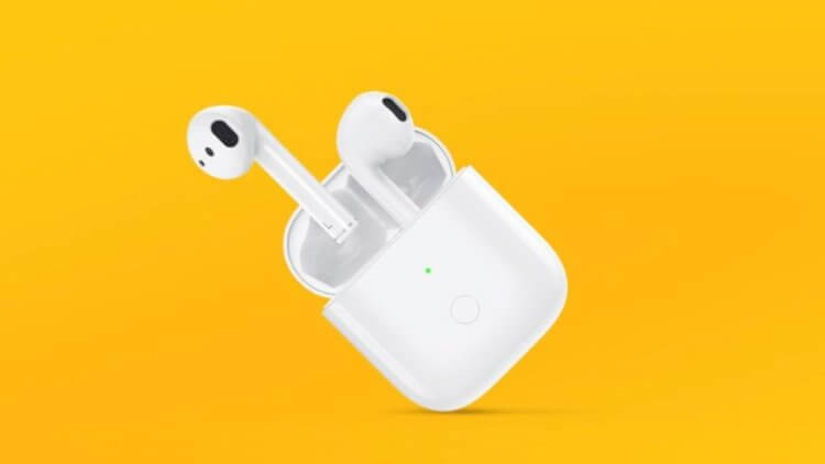 This is a complete copy of AirPods for Android for 5 thousand rubles.  Try to distinguish