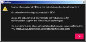 Enable virtualization support in B IOS 