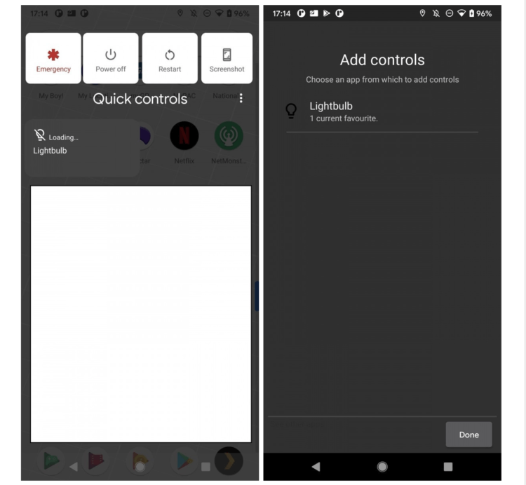 Google added new features to the power button in Android 11
