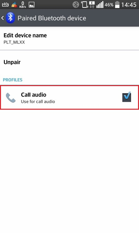 Make an audio call 