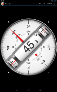 Clinometer program 