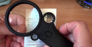 Using a magnifier 