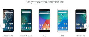 Smartphones on Android One 