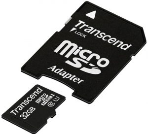 memory card and adapter 