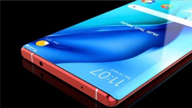 The Chinese showed the concept Huawei Mate 40. Many will want this phone