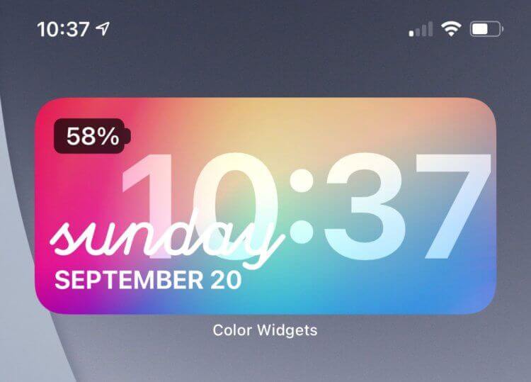 Widget iOS 