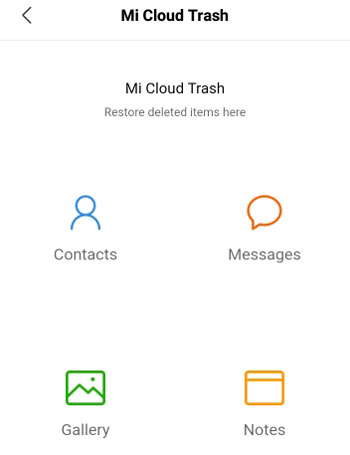 Recover deleted contacts, messages and notes 