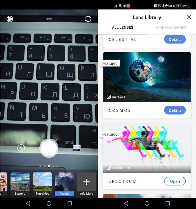 Android has released a camera app with photoshop.  How to download