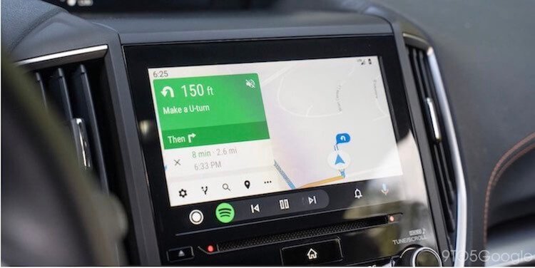 Android Auto screen 