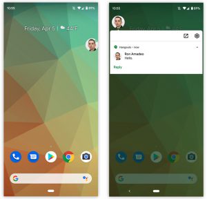 Bubbles for Android Q 