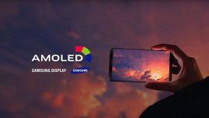 Super AMOLED Samsung display 