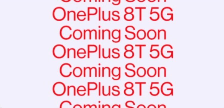 OnePlus8t soon 