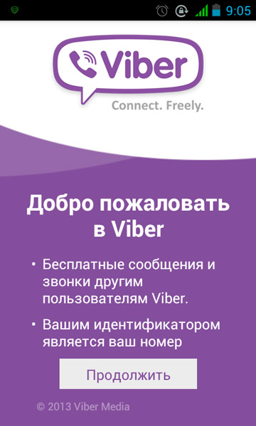 Installing Viber 