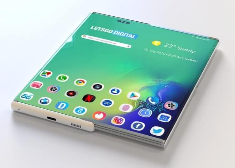 Samsung at CES 2020 will show a smartphone capable of folding