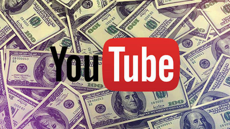 How much YouTube earned in the last three months