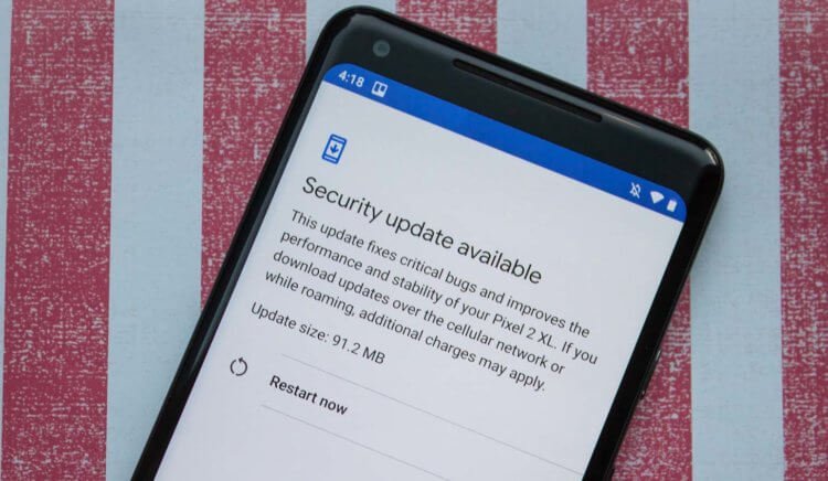Google has problems sending updates Android for Pixel smartphones