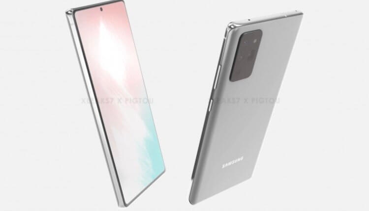 The leak showed how the Samsung Galaxy Note 20 will look