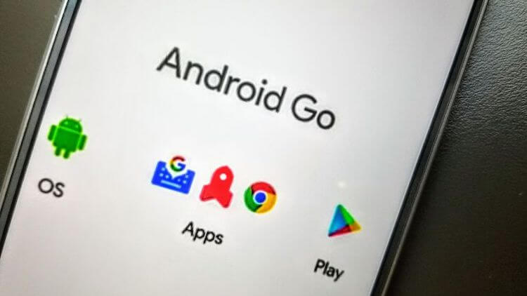 Smartphone Android Go 